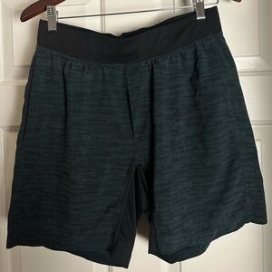 lululemon athletica Dark Green Athletic Shorts